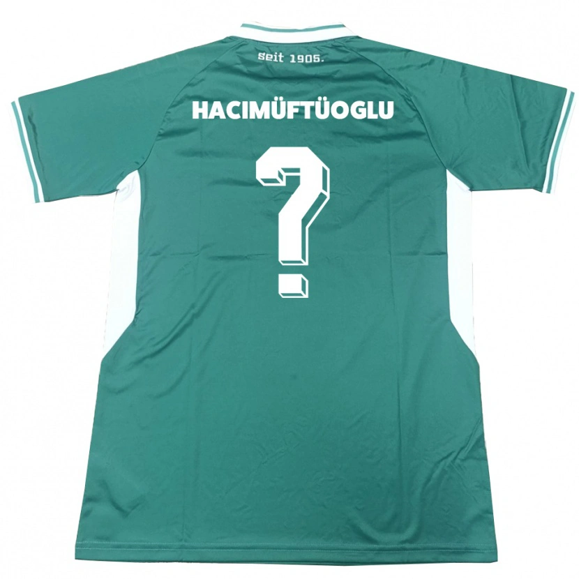 Danxen Kinderen Belinay Hacimüftüoglu #0 Groen Wit Thuisshirt Thuistenue 2025/26 T-Shirt