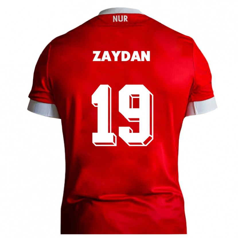 Danxen Kinderen Jannis Zaydan #19 Rood Wit Thuisshirt Thuistenue 2025/26 T-Shirt
