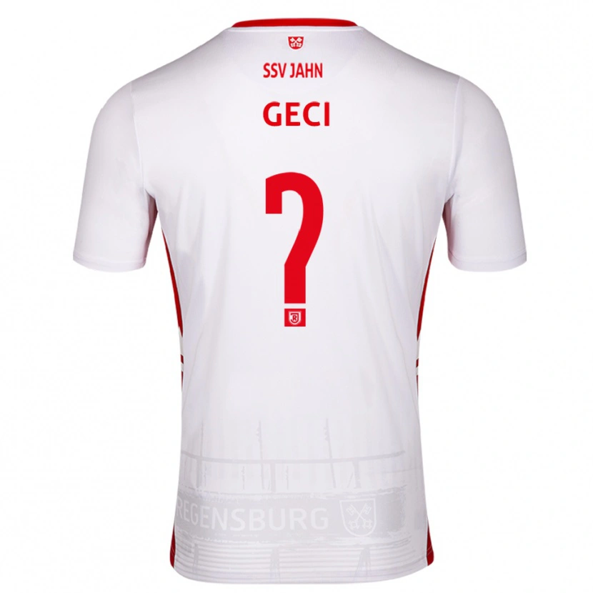 Danxen Kinderen Diljan Geci #0 Wit Rood Thuisshirt Thuistenue 2025/26 T-Shirt