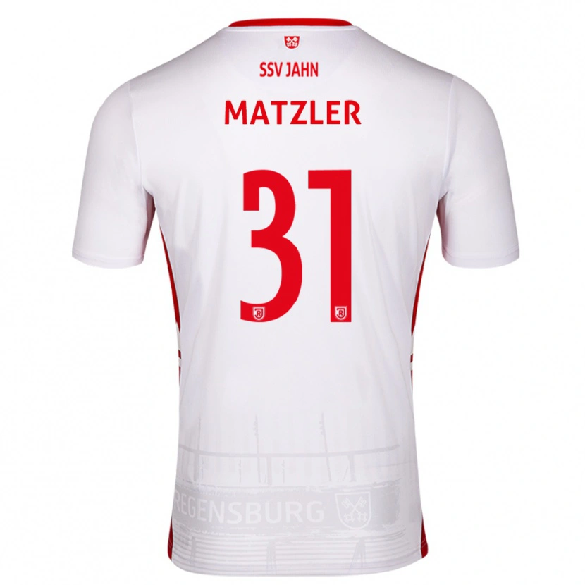 Danxen Kinderen Leo Mätzler #31 Wit Rood Thuisshirt Thuistenue 2025/26 T-Shirt