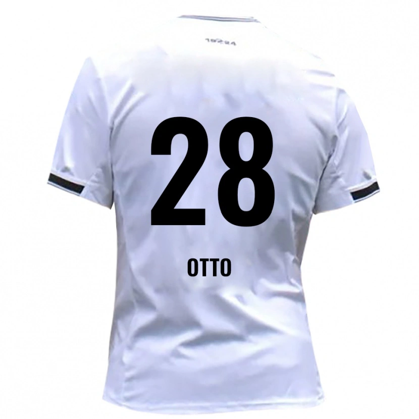 Danxen Kinderen Yari Otto #28 Wit Rood Thuisshirt Thuistenue 2025/26 T-Shirt