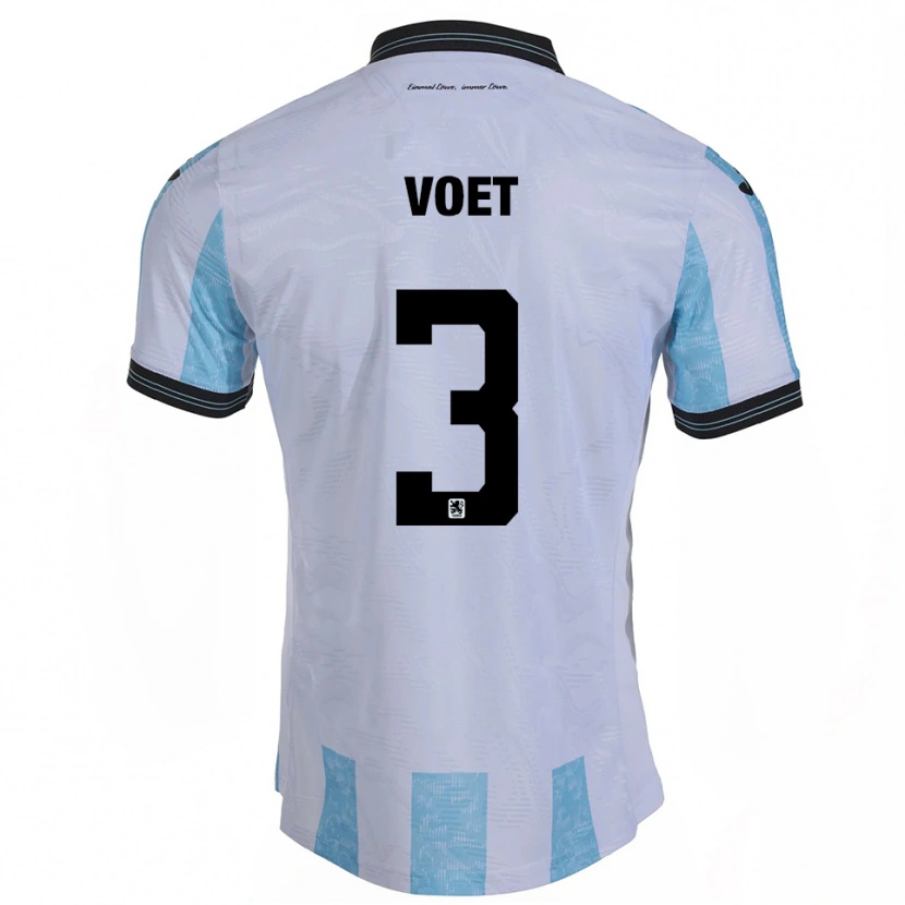 Danxen Kinderen Siemen Voet #3 Wit Hemelsblauw Thuisshirt Thuistenue 2025/26 T-Shirt