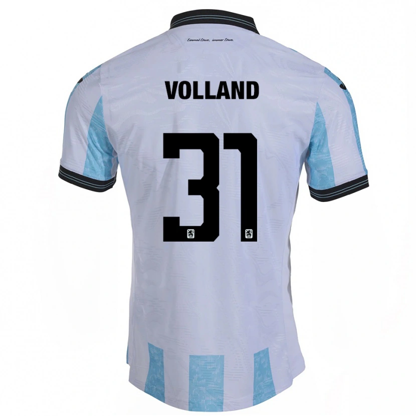 Danxen Kinderen Kevin Volland #31 Wit Hemelsblauw Thuisshirt Thuistenue 2025/26 T-Shirt