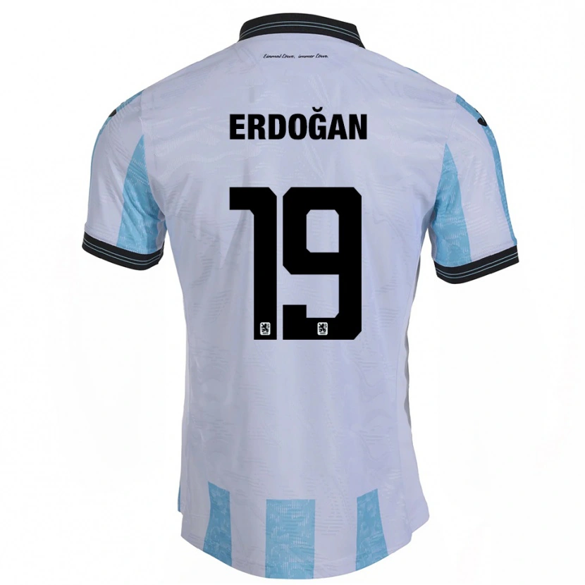 Danxen Kinderen Emre Erdoğan #19 Wit Hemelsblauw Thuisshirt Thuistenue 2025/26 T-Shirt