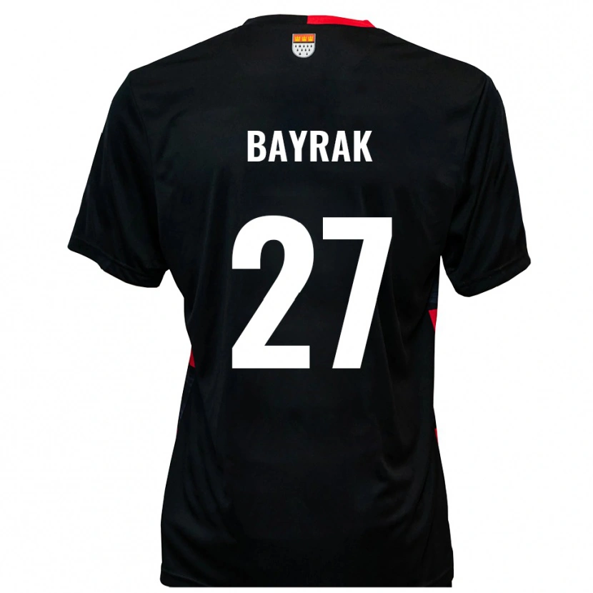Danxen Kinderen Boran Bayrak #27 Zwart Rood Thuisshirt Thuistenue 2025/26 T-Shirt