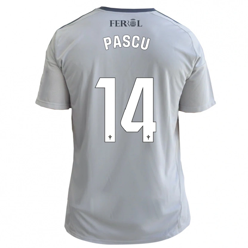 Danxen Kinderen Pascu #14 Grijs Zilver Uitshirt Uittenue 2025/26 T-Shirt