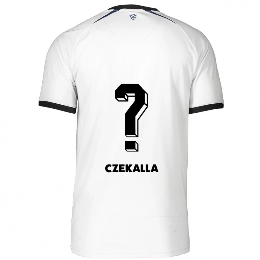 Danxen Kinderen Till-Simon Czekalla #0 Wit Zwart Uitshirt Uittenue 2025/26 T-Shirt