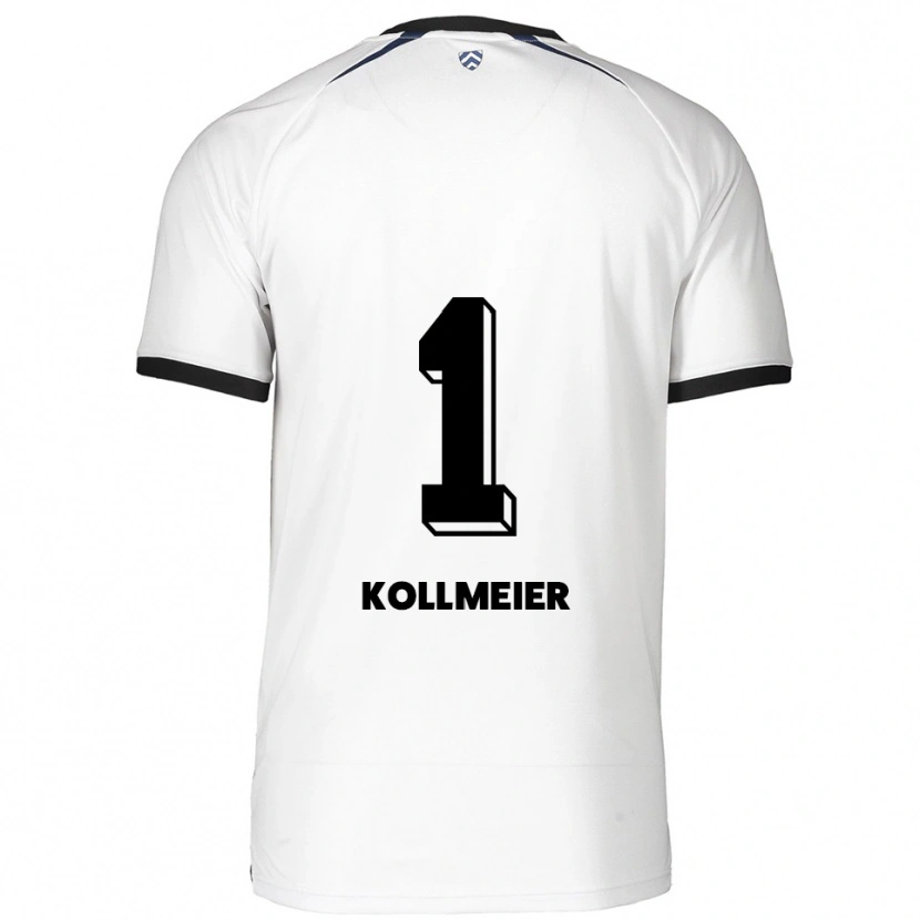 Danxen Kinderen Anton Kollmeier #1 Wit Zwart Uitshirt Uittenue 2025/26 T-Shirt