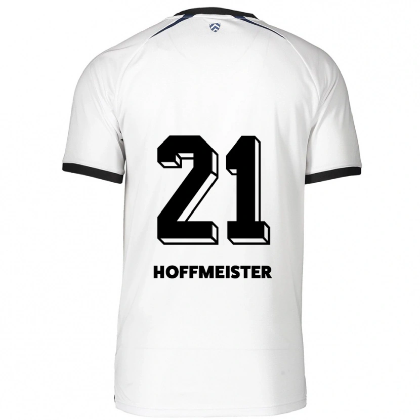 Danxen Kinderen Milan Hoffmeister #21 Wit Zwart Uitshirt Uittenue 2025/26 T-Shirt