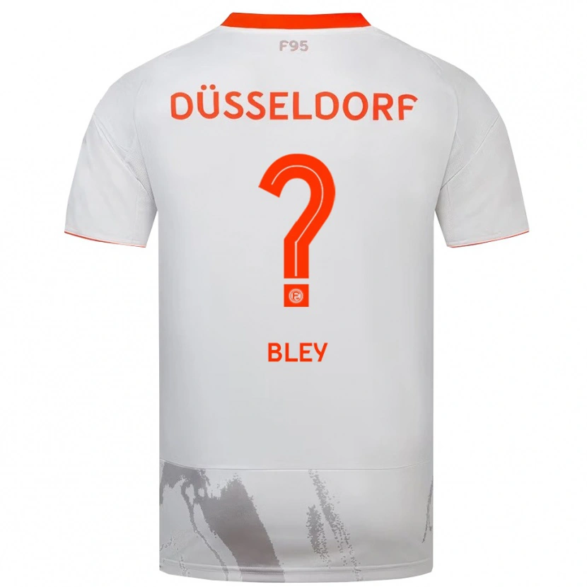 Danxen Kinderen Melissa Bley #0 Wit Oranje Uitshirt Uittenue 2025/26 T-Shirt
