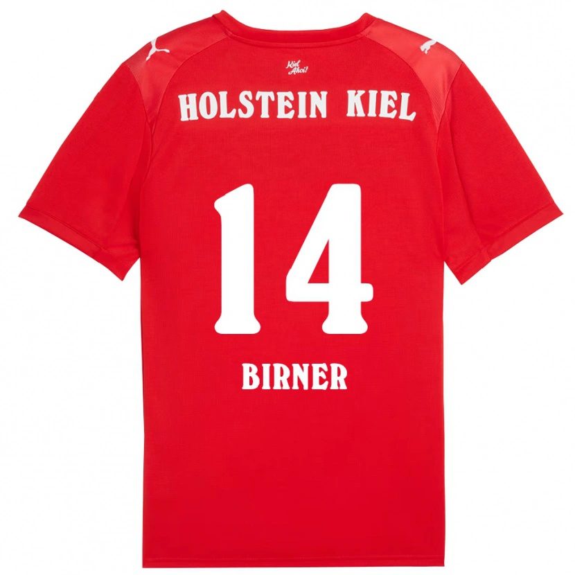 Danxen Kinderen Benny Birner #14 Rood Blauw Uitshirt Uittenue 2025/26 T-Shirt