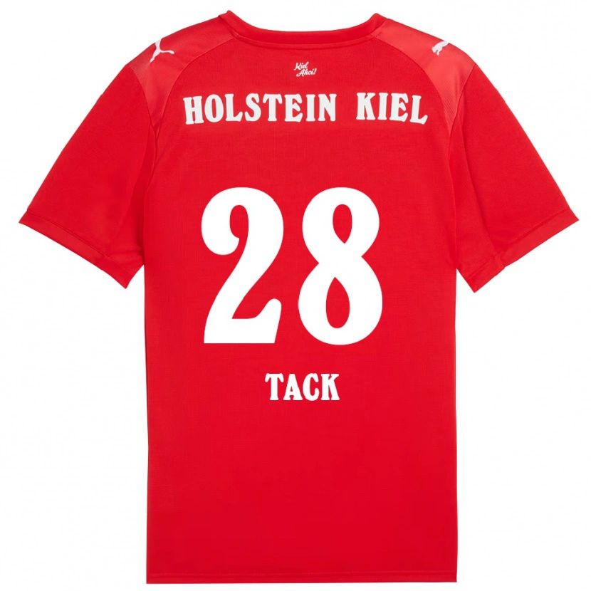 Danxen Kinderen Kian Tack #28 Rood Blauw Uitshirt Uittenue 2025/26 T-Shirt