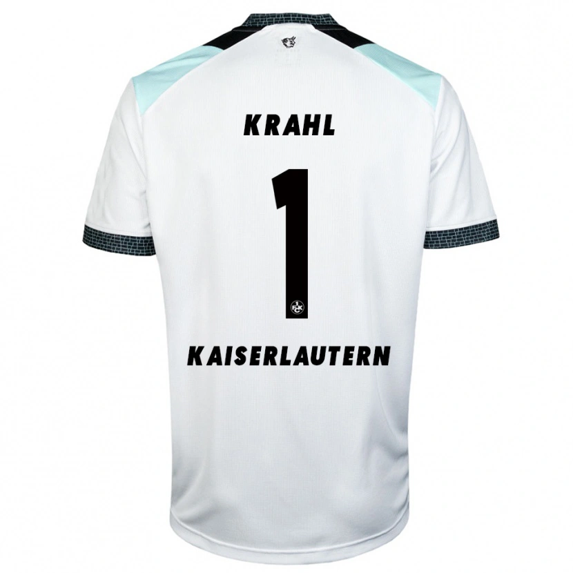 Danxen Kinderen Julian Krahl #1 Wit Zwart Uitshirt Uittenue 2025/26 T-Shirt