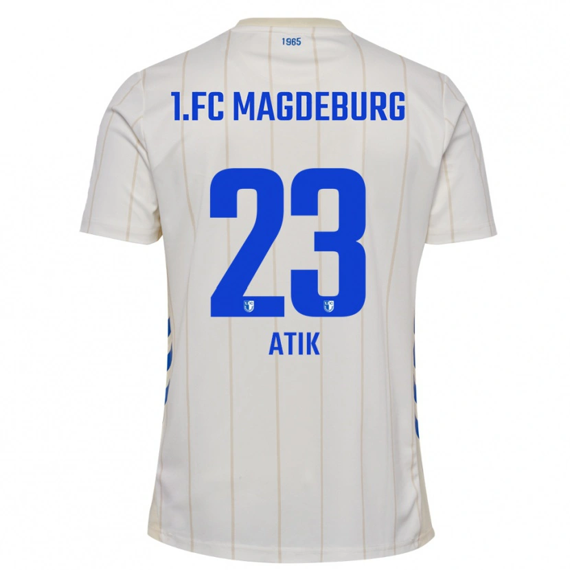 Danxen Kinderen Baris Atik #23 Wit Blauw Uitshirt Uittenue 2025/26 T-Shirt
