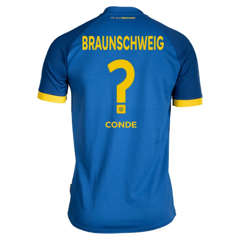 Danxen Kinderen Moussa Conde #0 Koninklijk Blauw Geel Uitshirt Uittenue 2025/26 T-Shirt