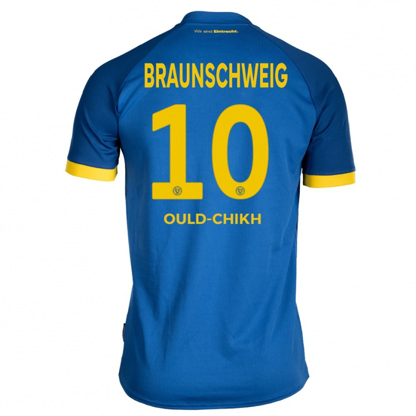 Danxen Kinderen Walid Ould-Chikh #10 Koninklijk Blauw Geel Uitshirt Uittenue 2025/26 T-Shirt
