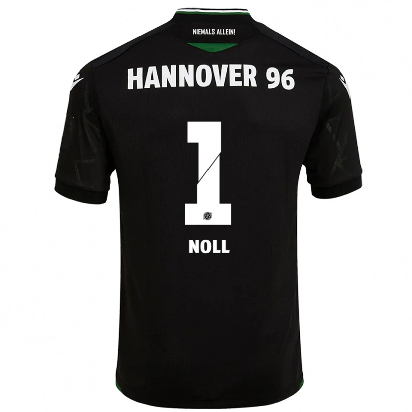 Danxen Kinderen Nahuel Noll #1 Zwart Groen Uitshirt Uittenue 2025/26 T-Shirt