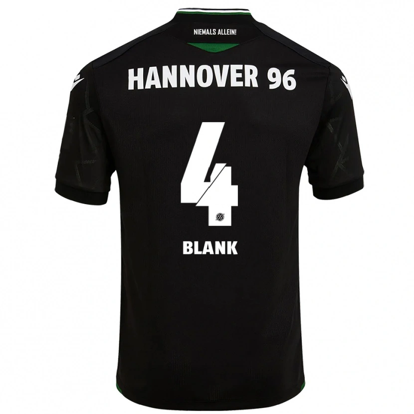 Danxen Kinderen Hendry Blank #4 Zwart Groen Uitshirt Uittenue 2025/26 T-Shirt