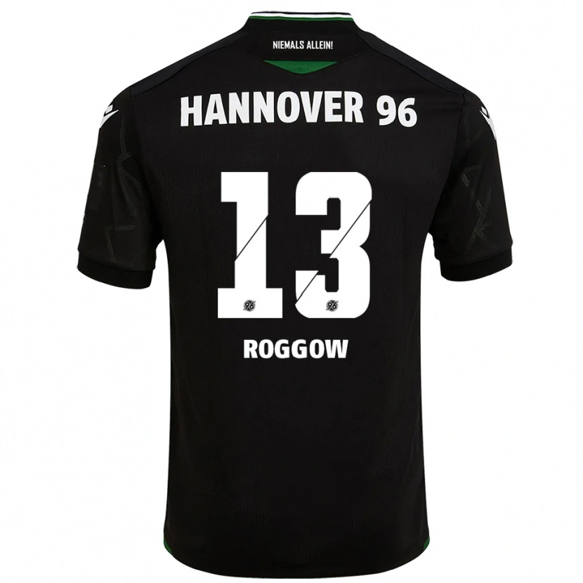 Danxen Kinderen Franz Roggow #13 Zwart Groen Uitshirt Uittenue 2025/26 T-Shirt