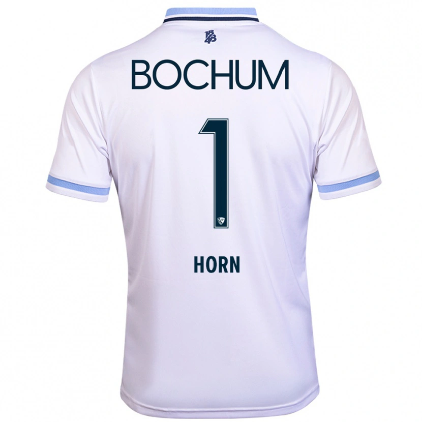 Danxen Kinderen Timo Horn #1 Wit Hemelsblauw Uitshirt Uittenue 2025/26 T-Shirt