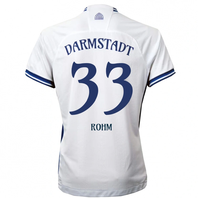 Danxen Kinderen Mareg Rohm #33 Wit Blauw Uitshirt Uittenue 2025/26 T-Shirt