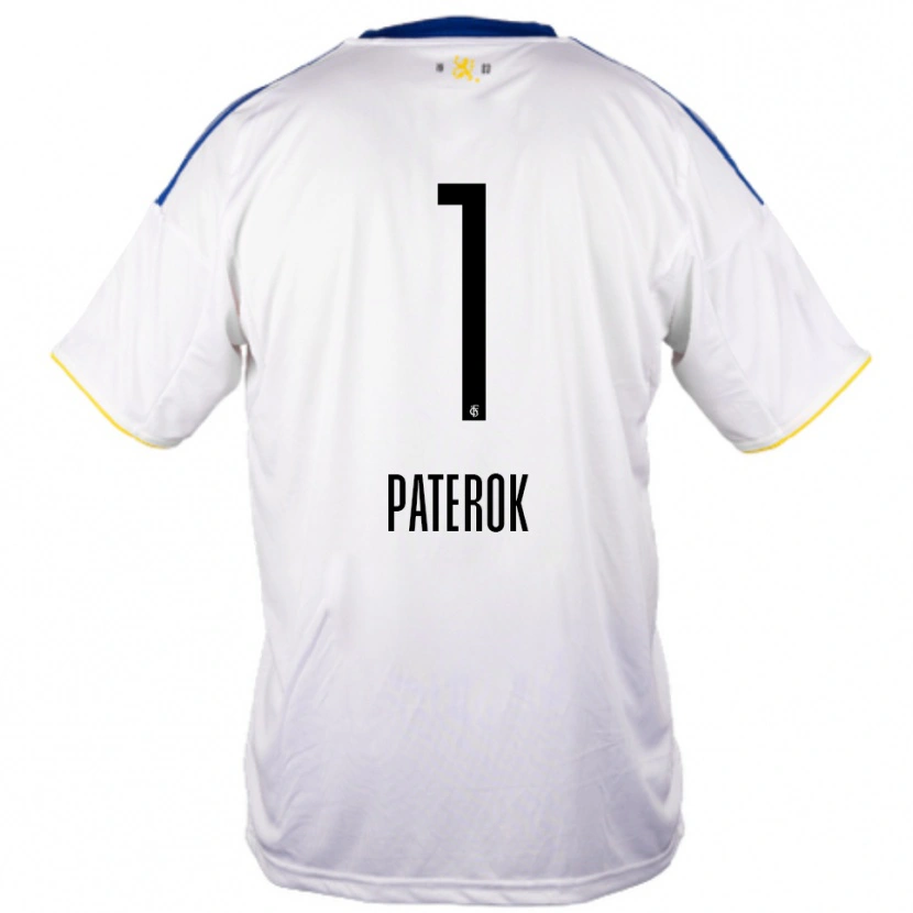Danxen Kinderen Tim Paterok #1 Wit Blauw Geel Uitshirt Uittenue 2025/26 T-Shirt