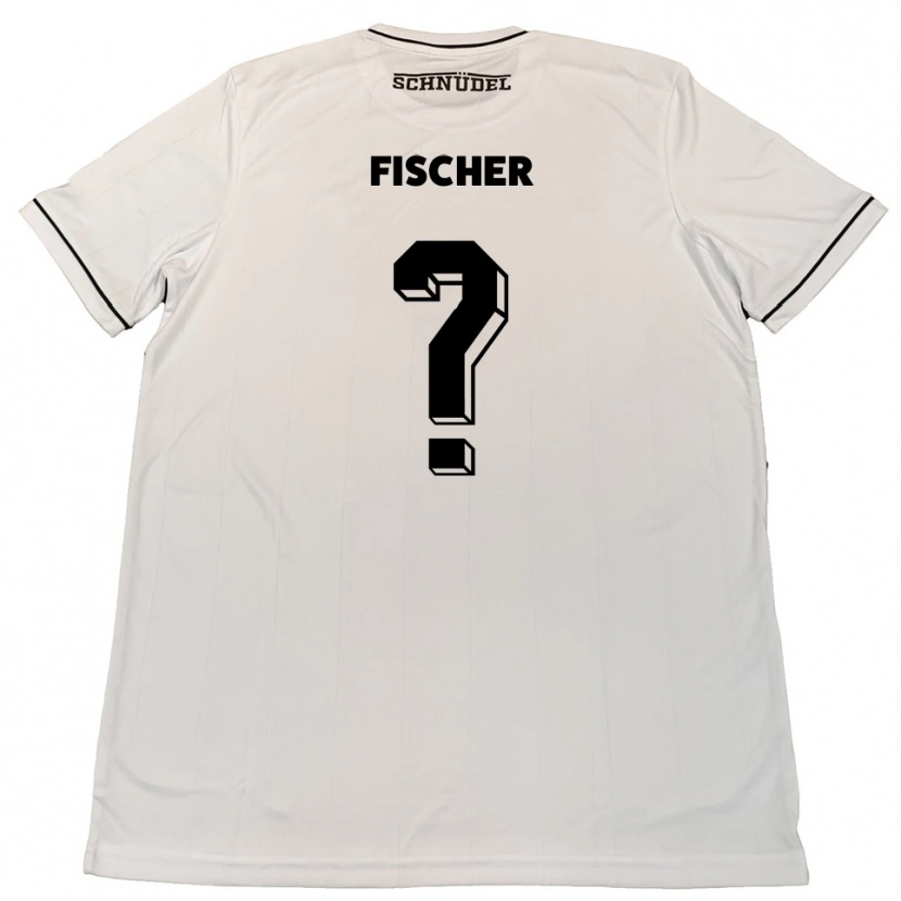 Danxen Kinderen Anne Fischer #0 Wit Zwart Uitshirt Uittenue 2025/26 T-Shirt