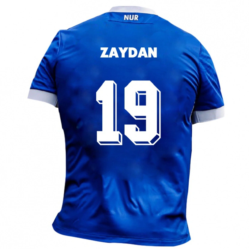 Danxen Kinderen Jannis Zaydan #19 Blauw Wit Uitshirt Uittenue 2025/26 T-Shirt