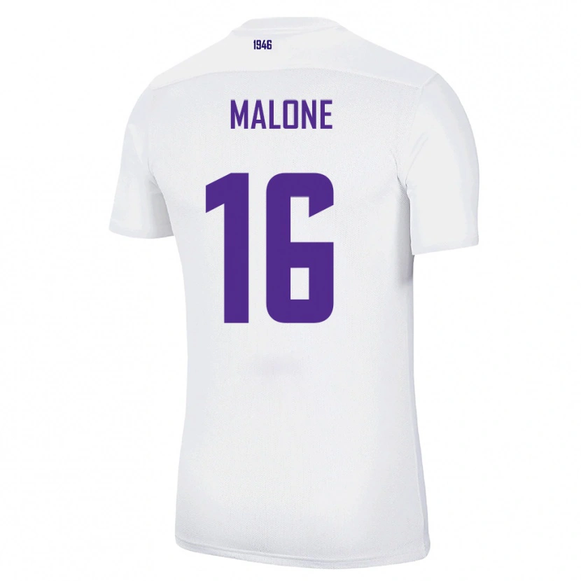 Danxen Kinderen Ryan Malone #16 Wit Groen Uitshirt Uittenue 2025/26 T-Shirt