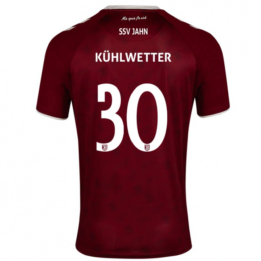 Danxen Kinderen Christian Kühlwetter #30 Bordeaux Wit Uitshirt Uittenue 2025/26 T-Shirt