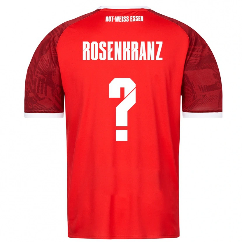 Danxen Kinderen Colin Rosenkranz #0 Rood Bordeaux Wit Uitshirt Uittenue 2025/26 T-Shirt