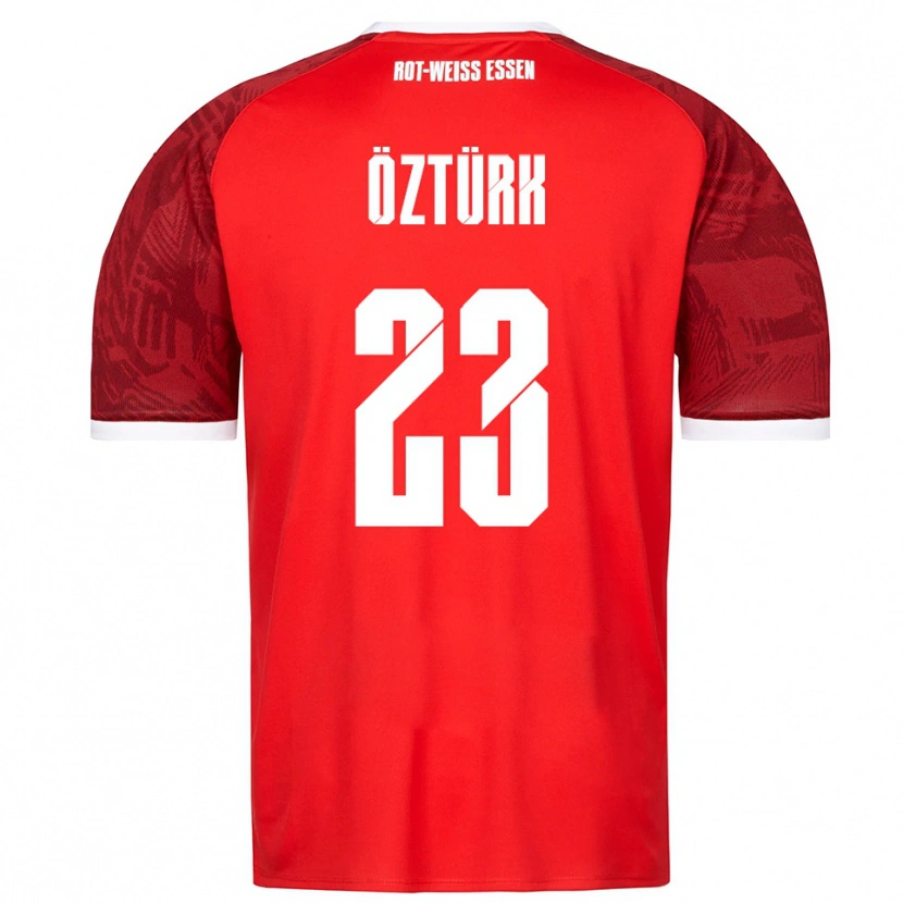 Danxen Kinderen Efehan Öztürk #23 Rood Bordeaux Wit Uitshirt Uittenue 2025/26 T-Shirt