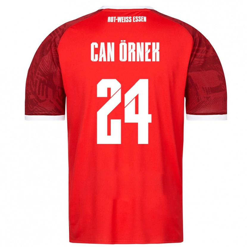 Danxen Kinderen Eray Can Örnek #24 Rood Bordeaux Wit Uitshirt Uittenue 2025/26 T-Shirt