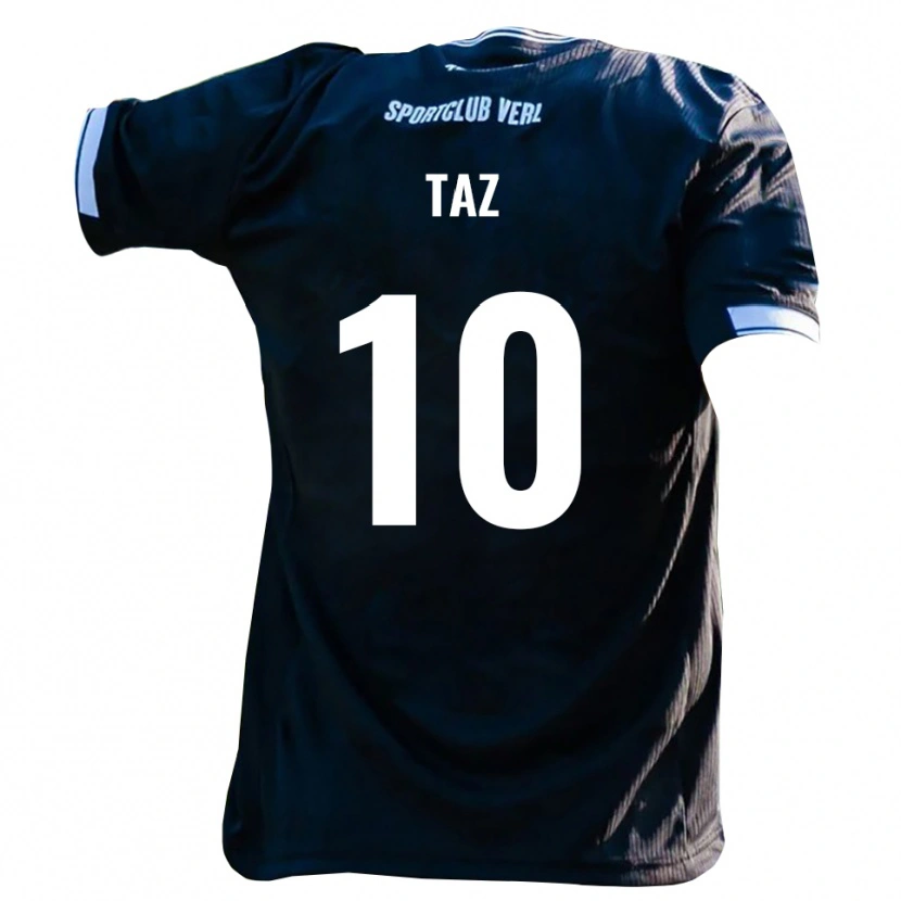Danxen Kinderen Berkan Taz #10 Zwart Wit Uitshirt Uittenue 2025/26 T-Shirt