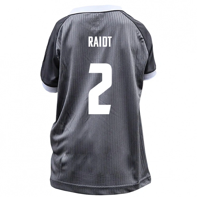 Danxen Kinderen Bodie Raidt #2 Grijs Wit Uitshirt Uittenue 2025/26 T-Shirt