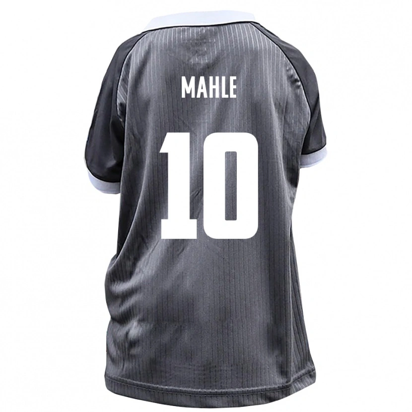 Danxen Kinderen Linus Mahle #10 Grijs Wit Uitshirt Uittenue 2025/26 T-Shirt