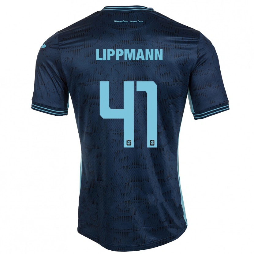 Danxen Kinderen Clemens Lippmann #41 Koningsblauw Uitshirt Uittenue 2025/26 T-Shirt
