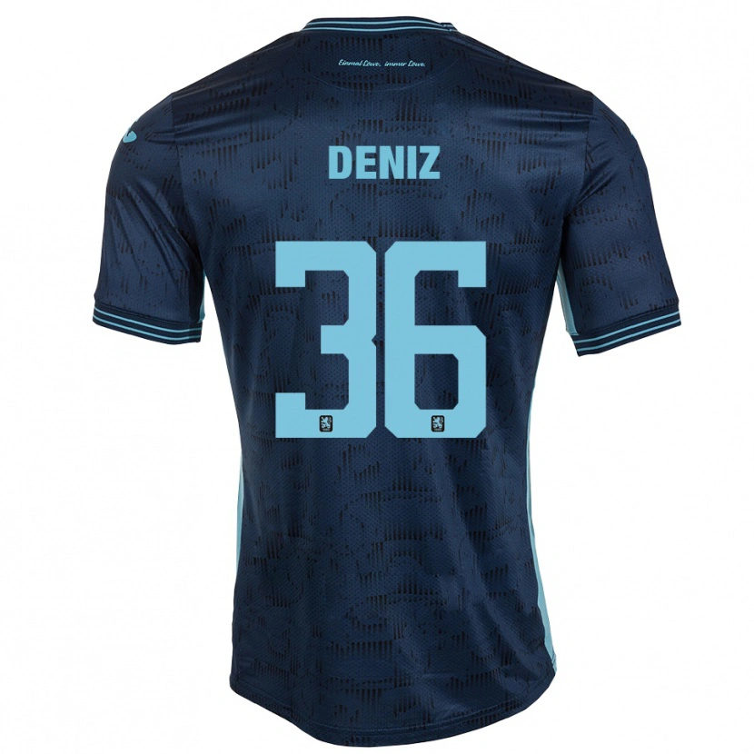 Danxen Kinderen Tunay Deniz #36 Koningsblauw Uitshirt Uittenue 2025/26 T-Shirt