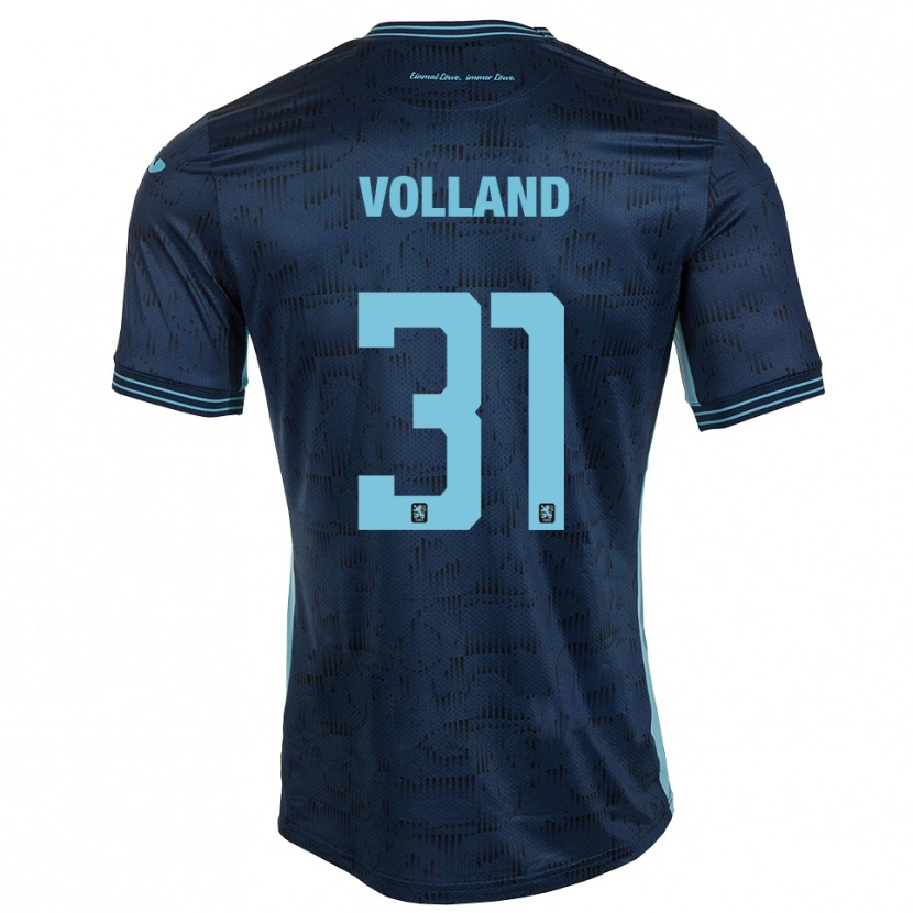 Danxen Kinderen Kevin Volland #31 Koningsblauw Uitshirt Uittenue 2025/26 T-Shirt