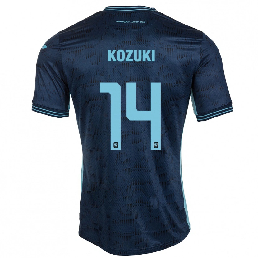 Danxen Kinderen Soichiro Kozuki #14 Koningsblauw Uitshirt Uittenue 2025/26 T-Shirt