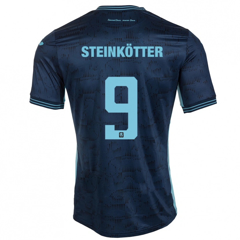 Danxen Kinderen Justin Steinkötter #9 Koningsblauw Uitshirt Uittenue 2025/26 T-Shirt