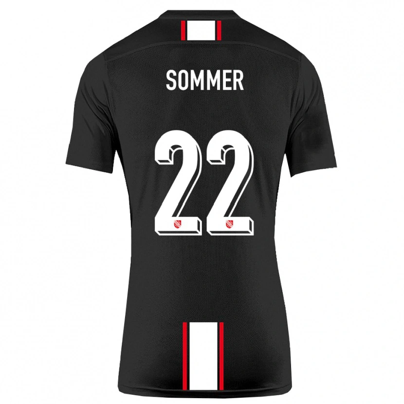 Danxen Kinderen Leon Sommer #22 Zwart Wit Uitshirt Uittenue 2025/26 T-Shirt