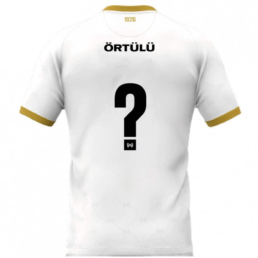 Danxen Kinderen Mikail Örtülü #0 Wit Goud Uitshirt Uittenue 2025/26 T-Shirt