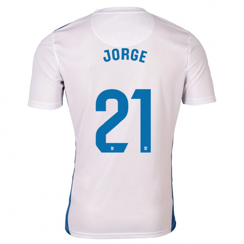 Danxen Heren Jeremy Jorge #21 Wit Blauw Thuisshirt Thuistenue 2025/26 T-Shirt