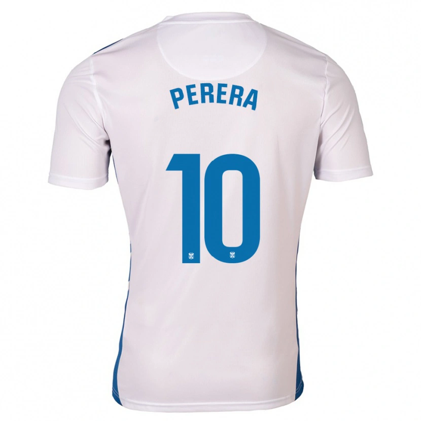 Danxen Heren Dylan Perera #10 Wit Blauw Thuisshirt Thuistenue 2025/26 T-Shirt