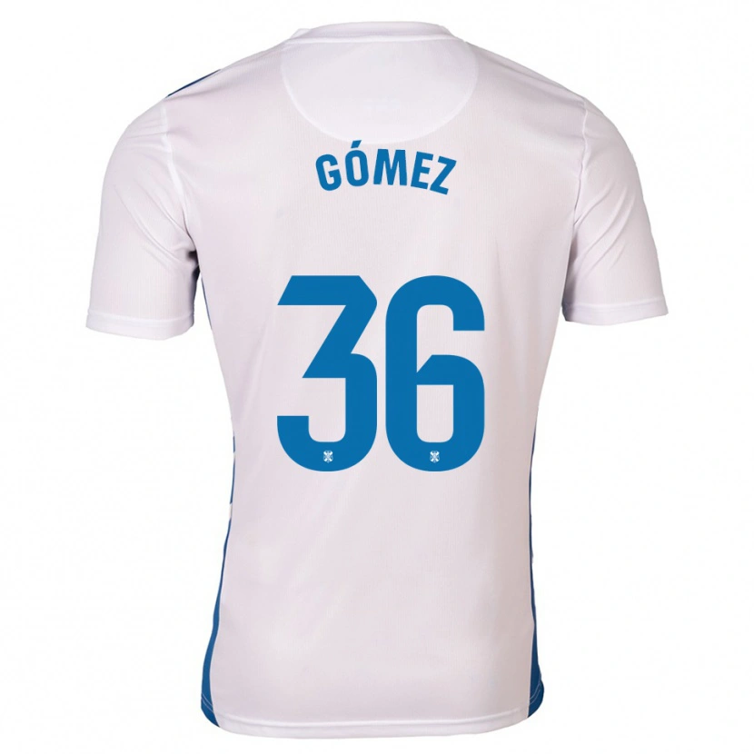 Danxen Heren Yerover Gómez #36 Wit Blauw Thuisshirt Thuistenue 2025/26 T-Shirt