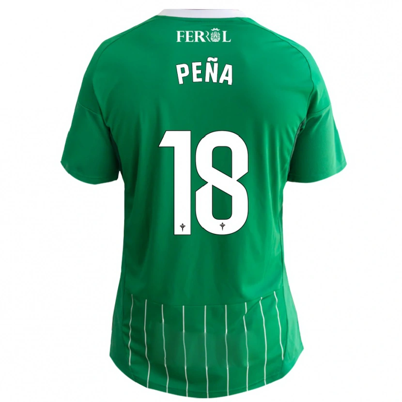 Danxen Heren Álvaro Peña #18 Groen Wit Thuisshirt Thuistenue 2025/26 T-Shirt
