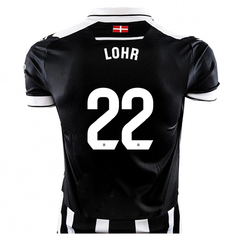 Danxen Heren Luca Lohr #22 Zwart Wit Thuisshirt Thuistenue 2025/26 T-Shirt