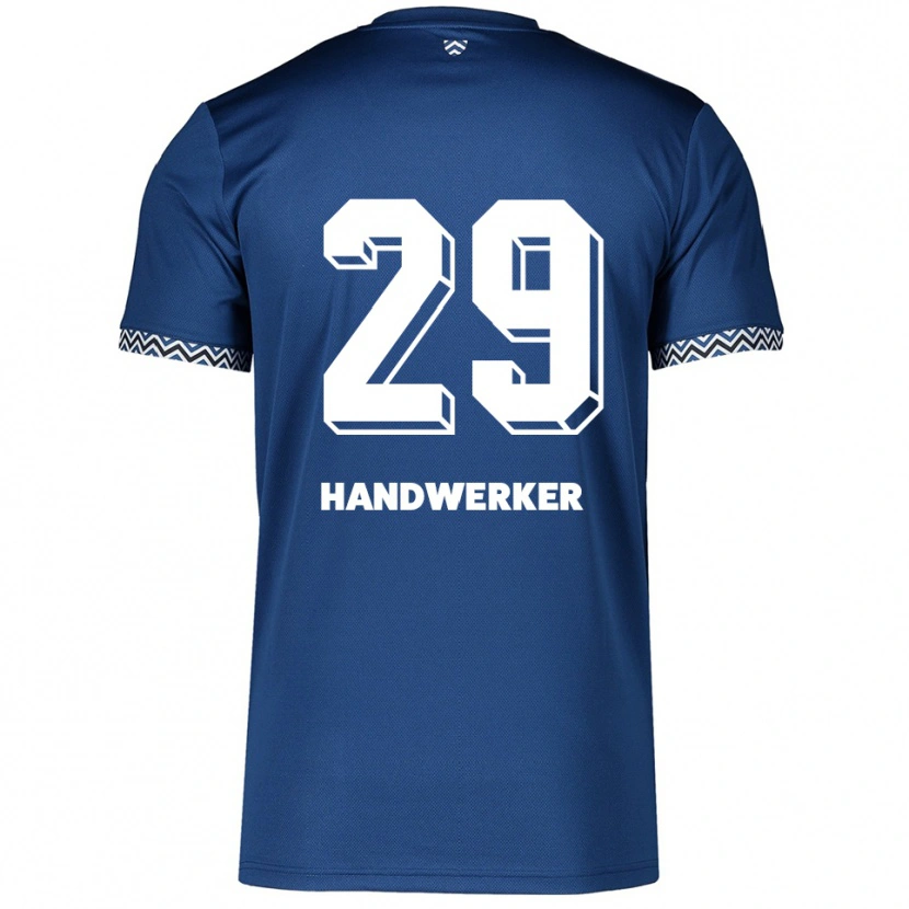 Danxen Heren Tim Handwerker #29 Marine Wit Thuisshirt Thuistenue 2025/26 T-Shirt