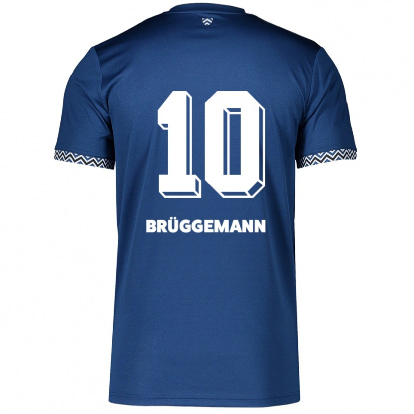 Danxen Heren Kim Brüggemann #10 Marine Wit Thuisshirt Thuistenue 2025/26 T-Shirt